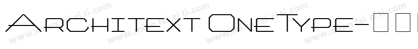 Architext OneType字体转换